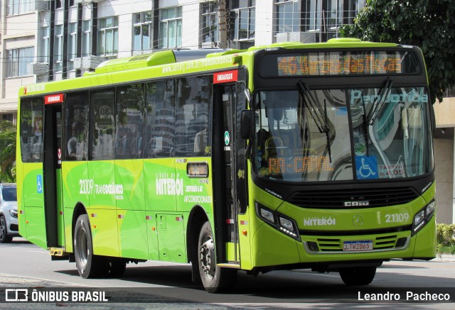 Viação Pendotiba 2.1.109 na cidade de Niterói, Rio de Janeiro, Brasil, por Leandro  Pacheco. Número da foto: #7777948.