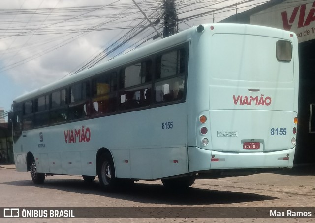 Empresa de Transporte Coletivo Viamão 8155 na cidade de Viamão, Rio Grande do Sul, Brasil, por Max Ramos. ID da foto: 7777467.