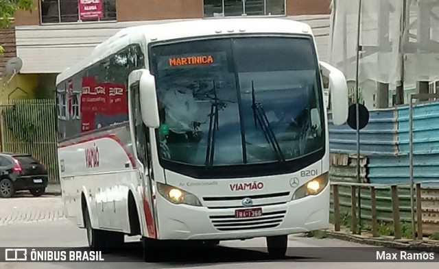 Empresa de Transporte Coletivo Viamão 8201 na cidade de Viamão, Rio Grande do Sul, Brasil, por Max Ramos. Número da foto: #7777454.