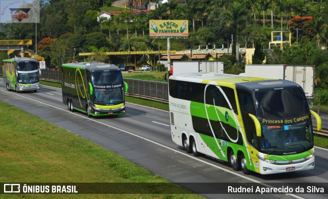 Expresso Princesa dos Campos 6200 na cidade de Santa Isabel, São Paulo, Brasil, por Rudnei Aparecido da Silva. ID da foto: 7775982.