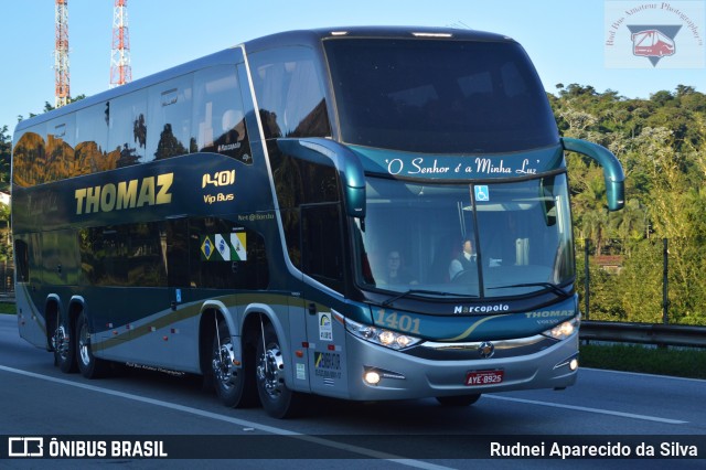 Transportes Thomaz 1401 na cidade de Santa Isabel, São Paulo, Brasil, por Rudnei Aparecido da Silva. Número da foto: #7775999.