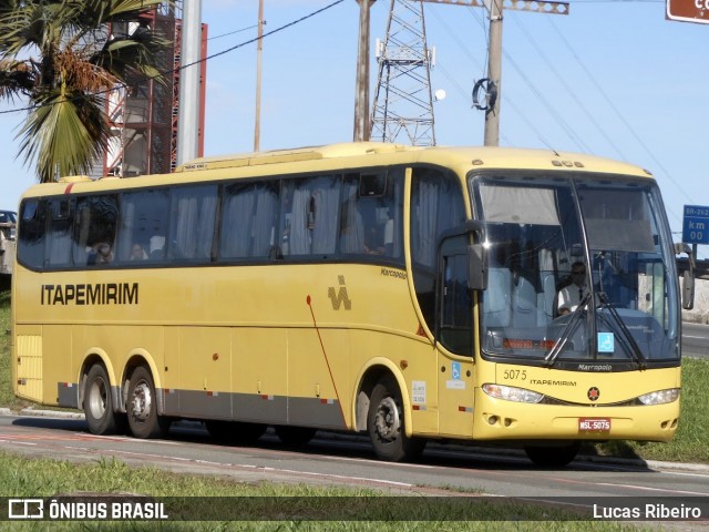 Viação Itapemirim 5075 na cidade de Vitória, Espírito Santo, Brasil, por Lucas Ribeiro. ID da foto: 7777793.