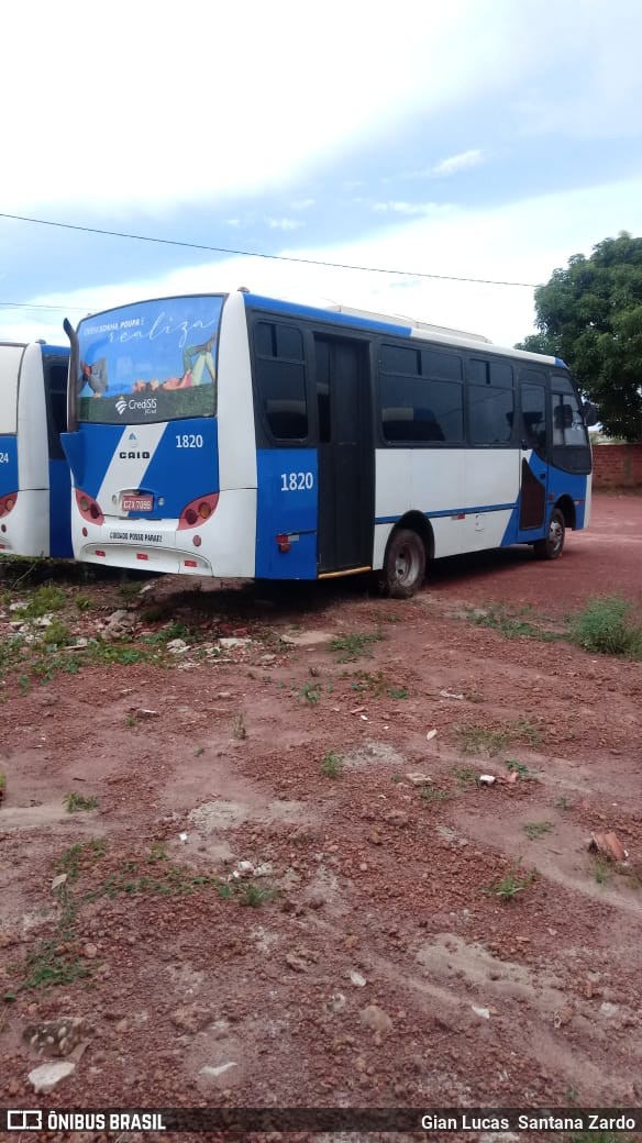 Transpaim Transportes 1820 na cidade de Pimenta Bueno, Rondônia, Brasil, por Gian Lucas  Santana Zardo. ID da foto: 7776368.