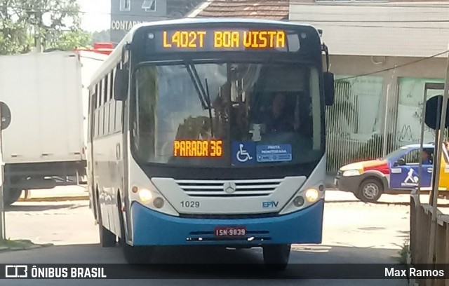 Empresa de Transporte Coletivo Viamão 1029 na cidade de Viamão, Rio Grande do Sul, Brasil, por Max Ramos. ID da foto: 7777375.