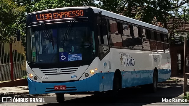 Empresa de Transporte Coletivo Viamão 1025 na cidade de Viamão, Rio Grande do Sul, Brasil, por Max Ramos. ID da foto: 7777488.