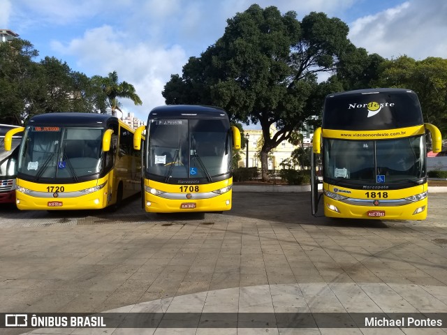 Viação Nordeste 1818 na cidade de Natal, Rio Grande do Norte, Brasil, por Michael Pontes. Número da foto: #7776663.