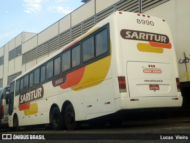 Saritur - Santa Rita Transporte Urbano e Rodoviário 8990 na cidade de Belo Horizonte, Minas Gerais, Brasil, por Lucas Vieira. Número da foto: #7777927.