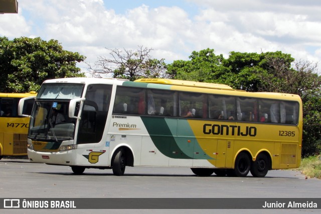 Empresa Gontijo de Transportes 12385 na cidade de Montes Claros, Minas Gerais, Brasil, por Junior Almeida. ID da foto: 7780840.