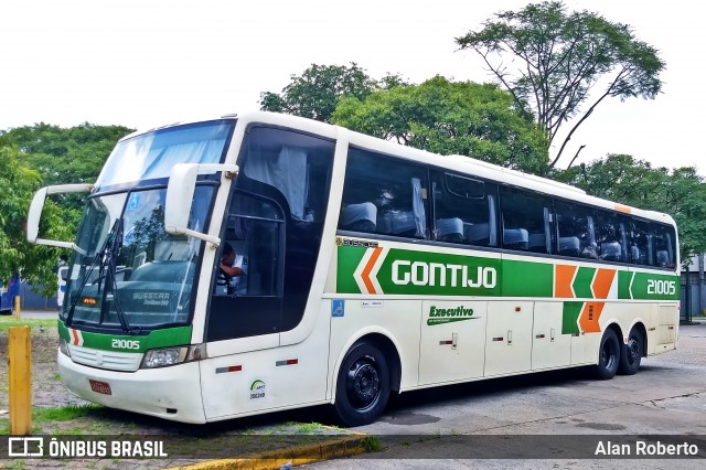 Empresa Gontijo de Transportes 21005 na cidade de São Paulo, São Paulo, Brasil, por Alan Roberto. ID da foto: 7782112.