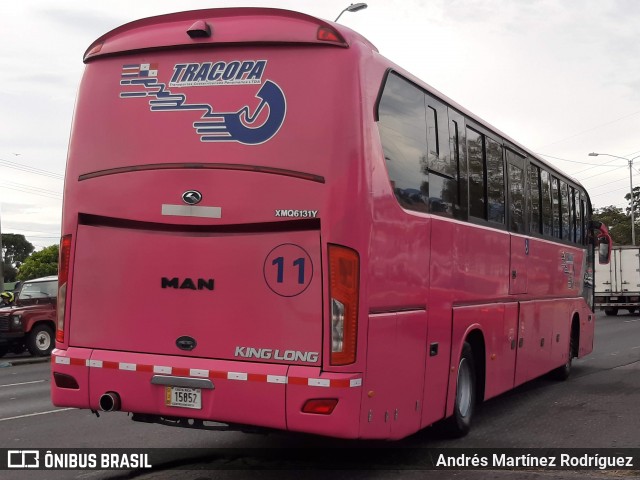 TRACOPA - Transportes Costarricenses Panameños 11 na cidade de La Uruca, San José, San José, Costa Rica, por Andrés Martínez Rodríguez. Número da foto: #7781615.