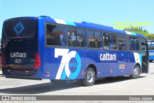 Cattani Sul Transportes e Turismo 4021 na cidade de Curitiba, Paraná, Brasil, por Carlos Júnior. Número da foto: #7781130.