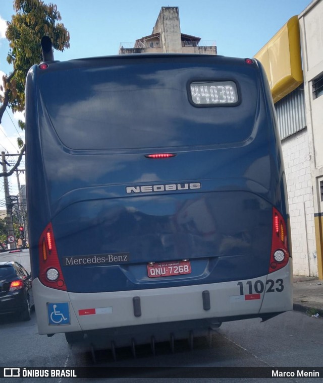 Pampulha Transportes > Plena Transportes 11023 na cidade de Belo Horizonte, Minas Gerais, Brasil, por Marco Menin. Número da foto: #7781426.