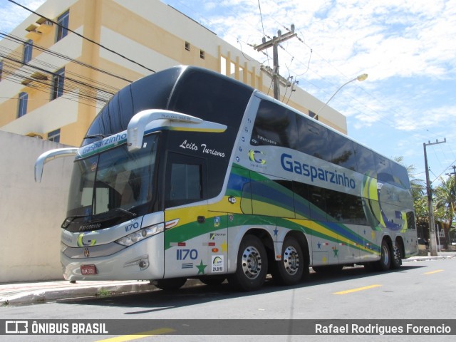 Gasparzinho Turismo 1170 na cidade de Aracaju, Sergipe, Brasil, por Rafael Rodrigues Forencio. ID da foto: 7782989.