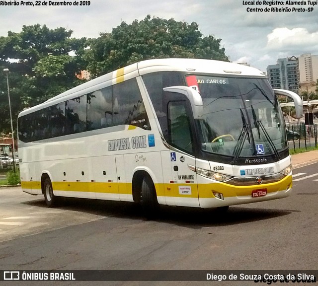 Empresa Cruz 49303 na cidade de Ribeirão Preto, São Paulo, Brasil, por Diego de Souza Costa da Silva. Número da foto: #7782539.