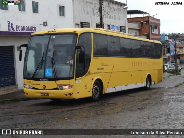 Viação Itapemirim 5403 na cidade de Caruaru, Pernambuco, Brasil, por Lenilson da Silva Pessoa. ID da foto: 7781606.