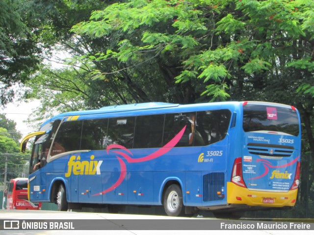 Rápido Expresso Fênix Viação 35025 na cidade de São Paulo, São Paulo, Brasil, por Francisco Mauricio Freire. Número da foto: #7781398.