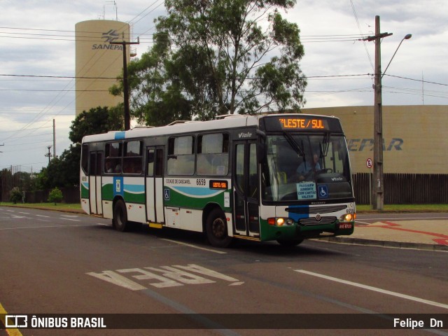 Viação Capital do Oeste 6659 na cidade de Cascavel, Paraná, Brasil, por Felipe  Dn. Número da foto: #7782153.