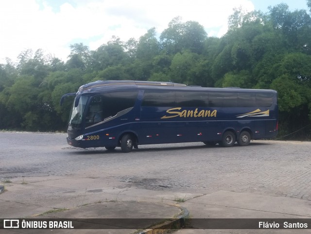 Empresas de Transportes Santana e São Paulo 2800 na cidade de Cruz das Almas, Bahia, Brasil, por Flávio  Santos. Número da foto: #7782636.