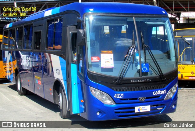 Cattani Sul Transportes e Turismo 4021 na cidade de Curitiba, Paraná, Brasil, por Carlos Júnior. Número da foto: #7781141.