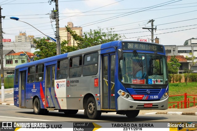 Viação Pirajuçara 11.625 na cidade de Taboão da Serra, São Paulo, Brasil, por Ricardo Luiz. Número da foto: #7781856.