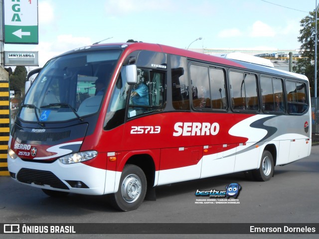 Viação Serro 25713 na cidade de Caxias do Sul, Rio Grande do Sul, Brasil, por Emerson Dorneles. Número da foto: #7780153.