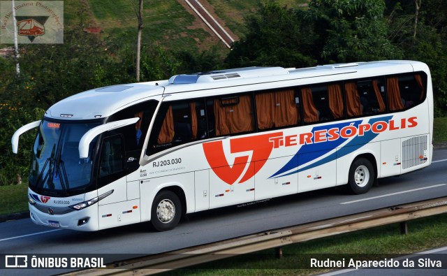 Viação Teresópolis RJ 203.030 na cidade de Santa Isabel, São Paulo, Brasil, por Rudnei Aparecido da Silva. Número da foto: #7780219.