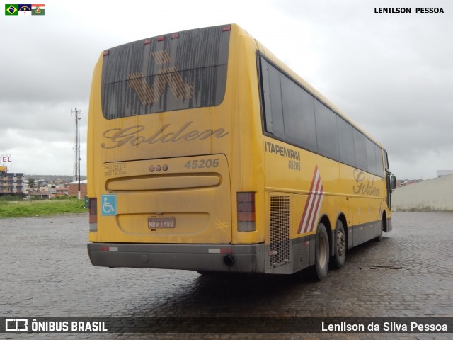 Viação Itapemirim 45205 na cidade de Caruaru, Pernambuco, Brasil, por Lenilson da Silva Pessoa. Número da foto: #7781318.