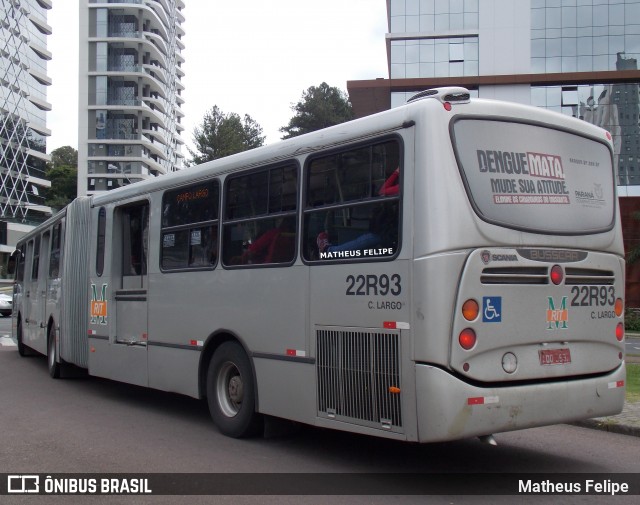 Empresa de Ônibus Campo Largo 22R93 na cidade de Curitiba, Paraná, Brasil, por Matheus Felipe. Número da foto: #7781448.