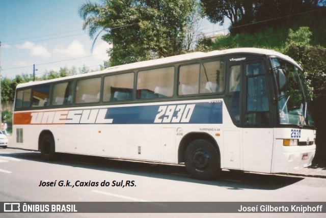 Unesul de Transportes 2930 na cidade de Caxias do Sul, Rio Grande do Sul, Brasil, por Joseí Gilberto Kniphoff. Número da foto: #7786241.