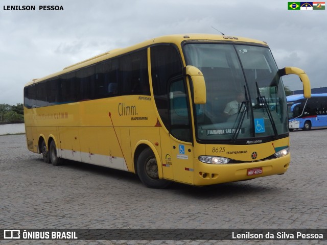 Viação Itapemirim 8625 na cidade de Caruaru, Pernambuco, Brasil, por Lenilson da Silva Pessoa. ID da foto: 7785755.