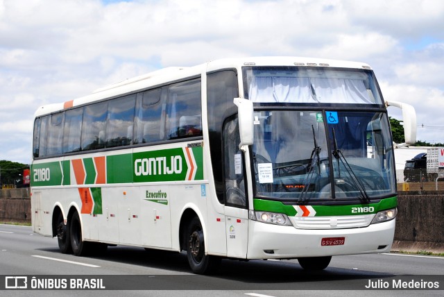 Empresa Gontijo de Transportes 21180 na cidade de Campinas, São Paulo, Brasil, por Julio Medeiros. ID da foto: 7785843.