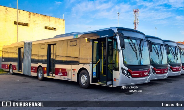 Viação Metrópole Paulista - Zona Sul 7 3629 na cidade de São Paulo, São Paulo, Brasil, por Lucas Rio. Número da foto: #7783778.