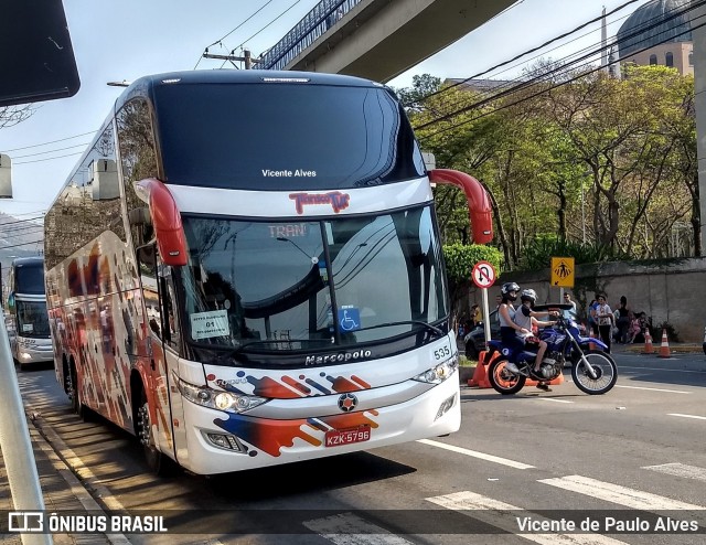 Transcotur 535 na cidade de Aparecida, São Paulo, Brasil, por Vicente de Paulo Alves. Número da foto: #7784169.