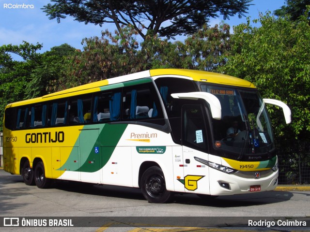 Empresa Gontijo de Transportes 19450 na cidade de São Paulo, São Paulo, Brasil, por Rodrigo Coimbra. ID da foto: 7785494.