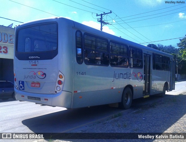 Jundiá Transportadora Turistica 1141 na cidade de Mairinque, São Paulo, Brasil, por Weslley Kelvin Batista. ID da foto: 7784404.