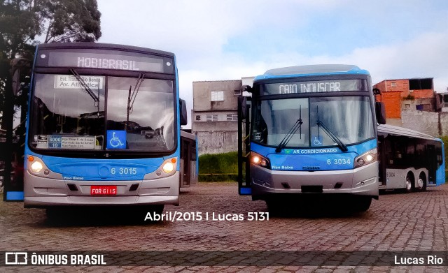 Viação Paratodos > São Jorge > Metropolitana São Paulo > Mobibrasil 6 3015 na cidade de São Paulo, São Paulo, Brasil, por Lucas Rio. Número da foto: #7783762.