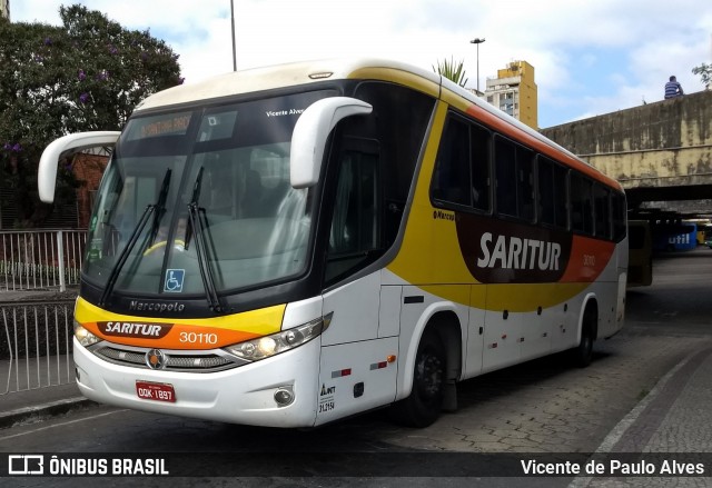 Saritur - Santa Rita Transporte Urbano e Rodoviário 30110 na cidade de Belo Horizonte, Minas Gerais, Brasil, por Vicente de Paulo Alves. ID da foto: 7784299.