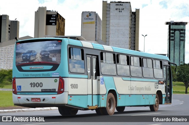 UTB - União Transporte Brasília 1900 na cidade de Brasília, Distrito Federal, Brasil, por Eduardo Ribeiro. ID da foto: 7785509.