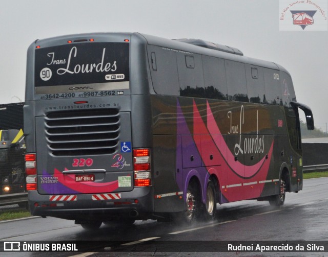 TransLourdes Transporte e Fretamento 220 na cidade de Santa Isabel, São Paulo, Brasil, por Rudnei Aparecido da Silva. Número da foto: #7783133.