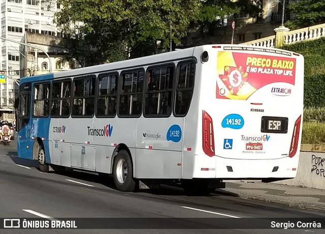 Serramar Transporte Coletivo 14192 na cidade de Vitória, Espírito Santo, Brasil, por Sergio Corrêa. Número da foto: #7783597.