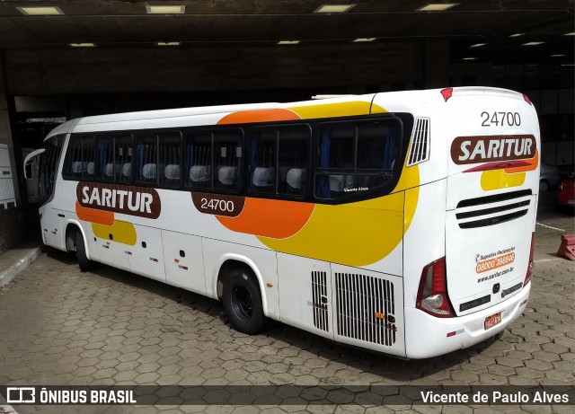 Saritur - Santa Rita Transporte Urbano e Rodoviário 24700 na cidade de Belo Horizonte, Minas Gerais, Brasil, por Vicente de Paulo Alves. Número da foto: #7784337.