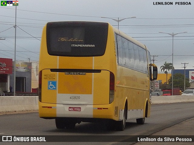 Viação Itapemirim 45809 na cidade de Caruaru, Pernambuco, Brasil, por Lenilson da Silva Pessoa. Número da foto: #7786116.