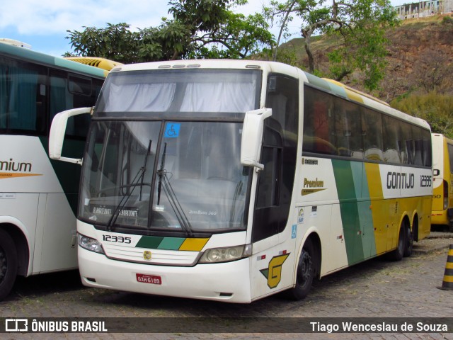 Empresa Gontijo de Transportes 12335 na cidade de Belo Horizonte, Minas Gerais, Brasil, por Tiago Wenceslau de Souza. ID da foto: 7784796.