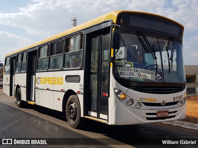 CT Expresso 9156 na cidade de Luziânia, Goiás, Brasil, por William Gabriel. ID da foto: 7677067.