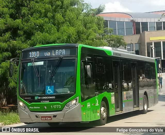 Viação Santa Brígida 1 1773 na cidade de São Paulo, São Paulo, Brasil, por Felipe Goncalves do Vale. ID da foto: 7678856.