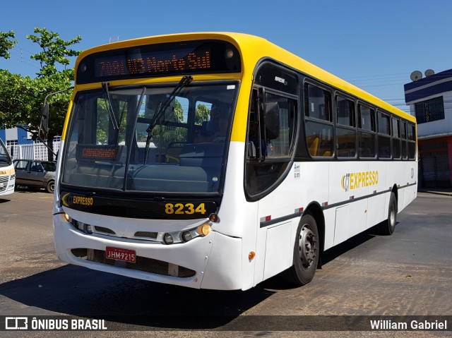 CT Expresso 8234 na cidade de Luziânia, Goiás, Brasil, por William Gabriel. ID da foto: 7677081.