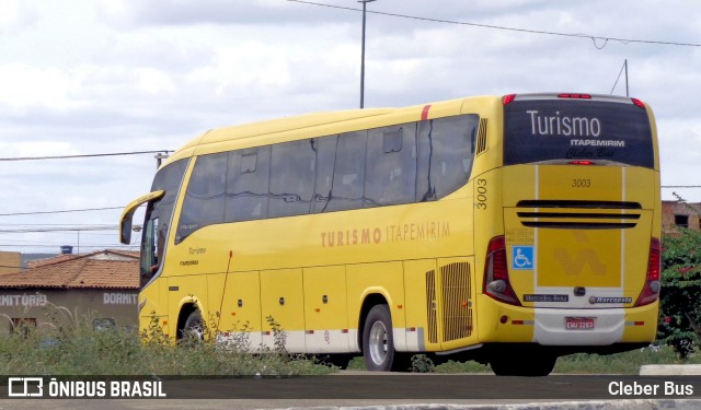 Viação Itapemirim 3003 na cidade de Vitória da Conquista, Bahia, Brasil, por Cleber Bus. ID da foto: 7679215.