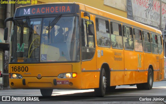 Viação Tamandaré 16800 na cidade de Curitiba, Paraná, Brasil, por Carlos Júnior. ID da foto: 7678235.