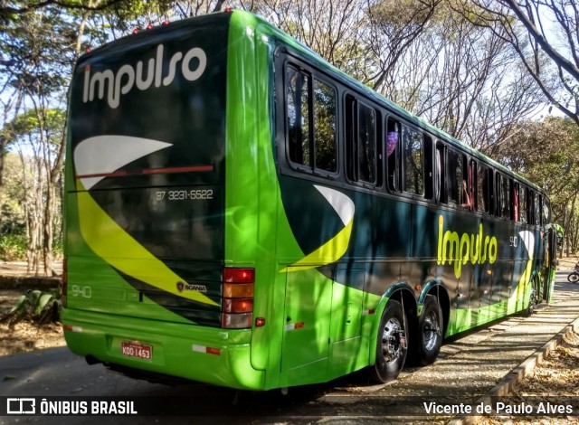 Impulso Turismo e Transportes 940 na cidade de Belo Horizonte, Minas Gerais, Brasil, por Vicente de Paulo Alves. ID da foto: 7681147.