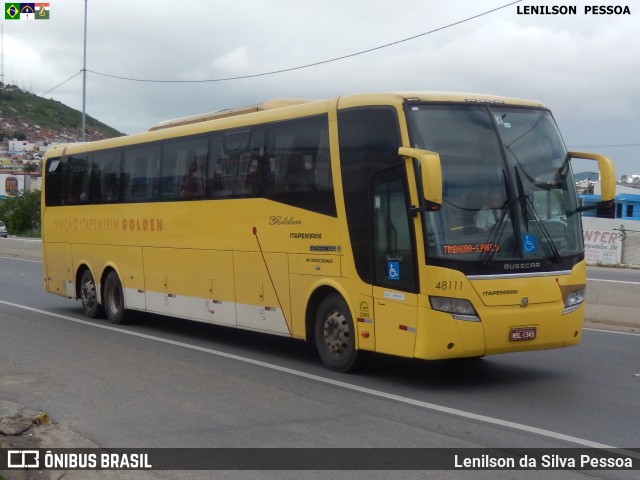 Viação Itapemirim 48111 na cidade de Caruaru, Pernambuco, Brasil, por Lenilson da Silva Pessoa. ID da foto: 7680125.